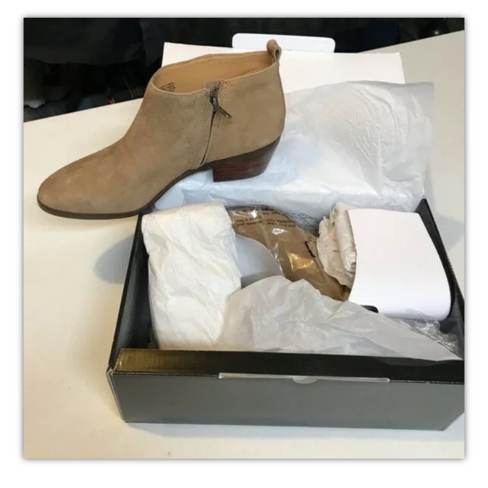 J Crew Suede Sawyer Boots in Camel NWT sz 7.5 - Picture 2 of 7